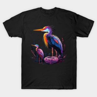 Heron Mothers Day T-Shirt